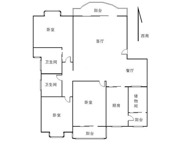 中铁大厦--建面 150.00㎡;